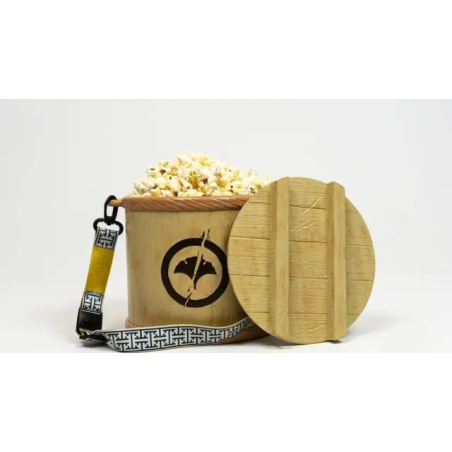 Themenbezogener Popcorn-Eimer und Becher