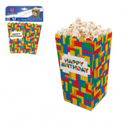 Themenbezogener Popcorn-Eimer und Becher